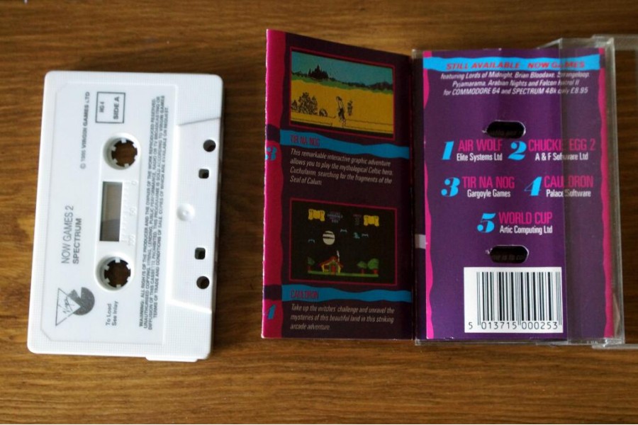 NOW GAMES 2 Sinclair ZX Spectrum 48k Virgin 1985 5 games